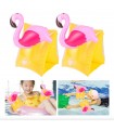 Flotador Para Brazos Flamingo. Amarillo Y Rosa