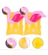 Flotador Para Brazos Flamingo. Amarillo Y Rosa