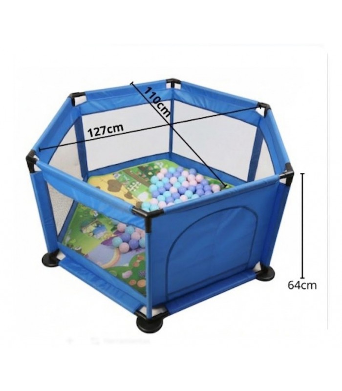 Corral Bebes Infantil Juego - AZUL