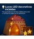 Carpa Casita Con Flores con luces