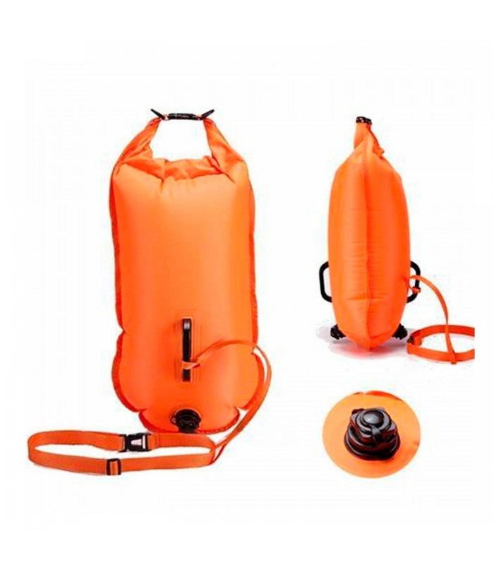Flotador Salvavidas Mochila en Color Anaranjado