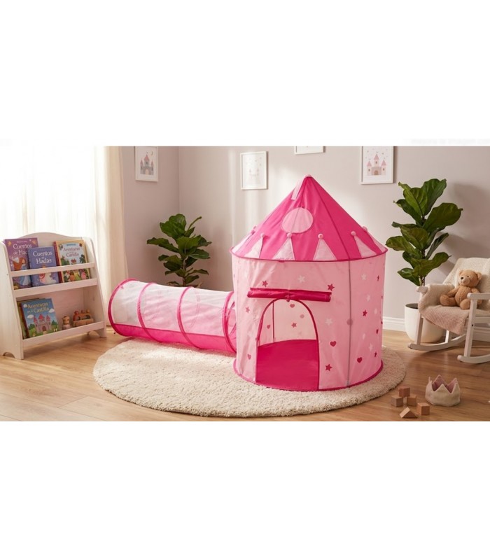 Castillo de Ensueño con tunel rosado