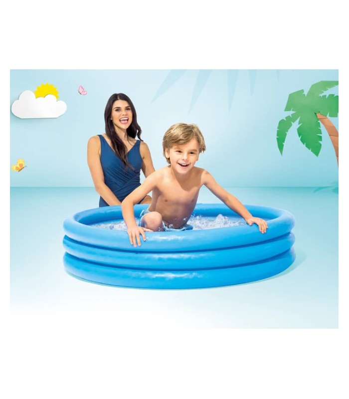 INTEX 45" Inflatable Crystal Blue Pool