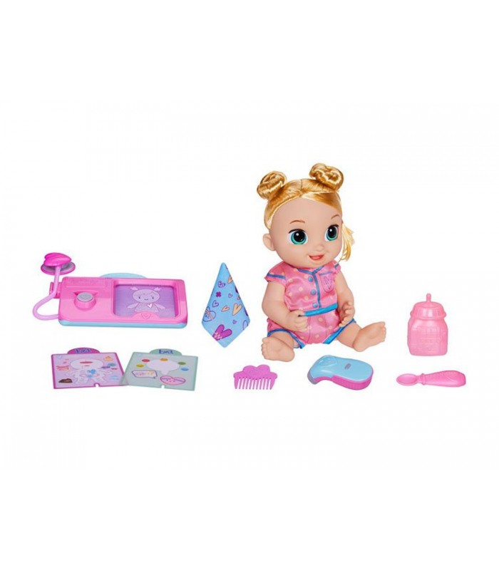 MUÑECA BABY ALIVE LULU ACHOO - RUBIA
