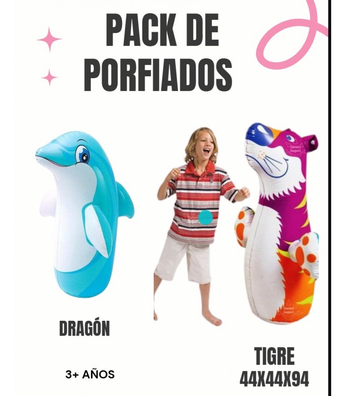 Porfiado Inflable DELDÍN Y TIGRE - Intex