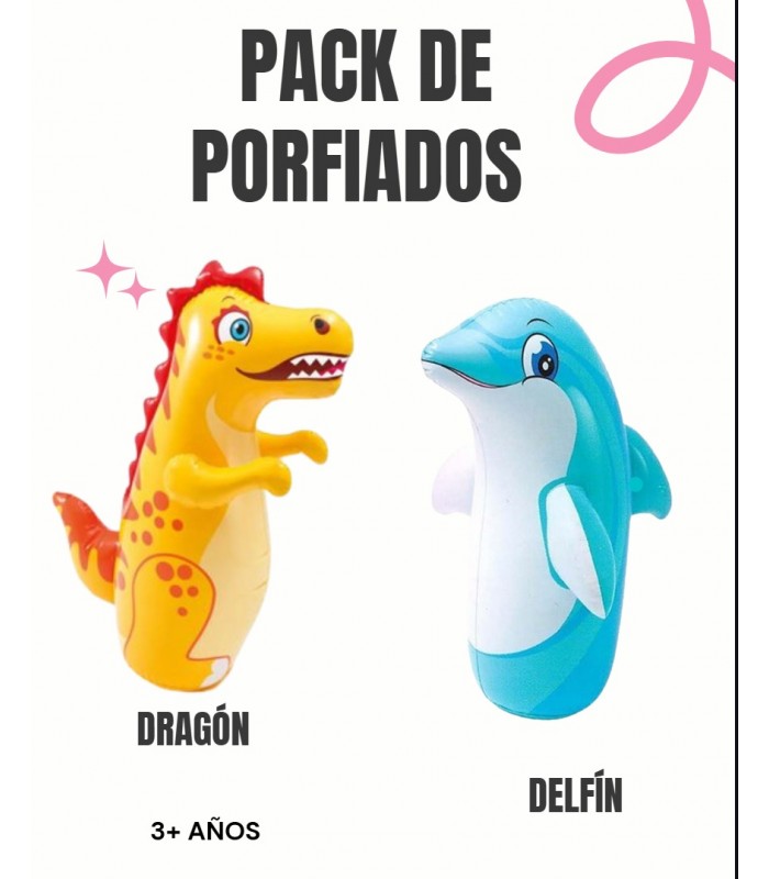 Porfiado Inflable Delfín Y DRAGÓN - Intex