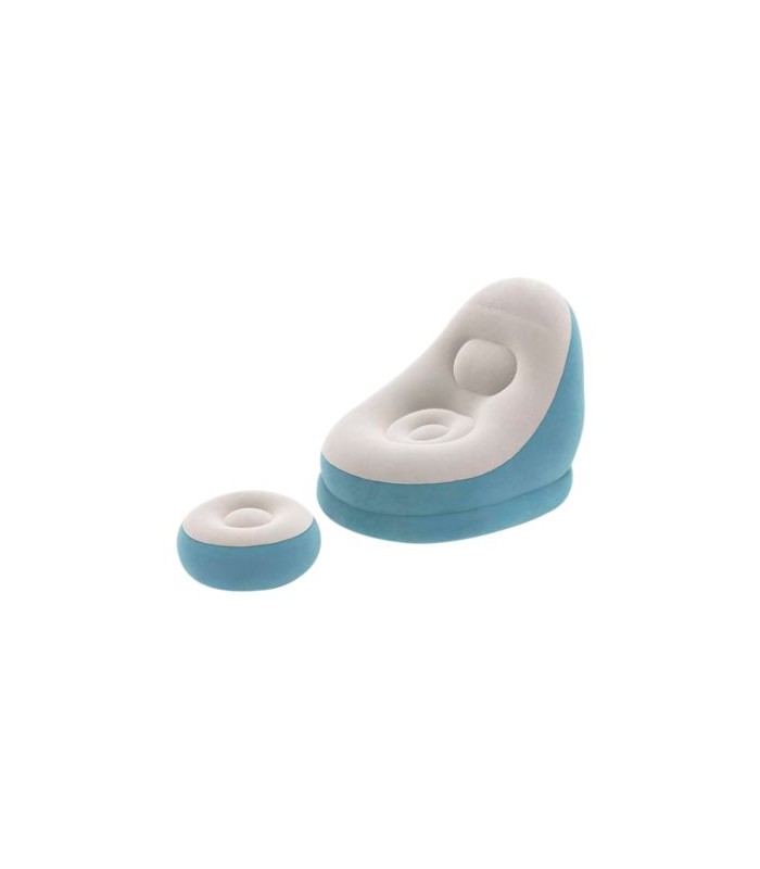 Bestway - Sofá Sillón Inflable con Posa Pies Puff Inflable