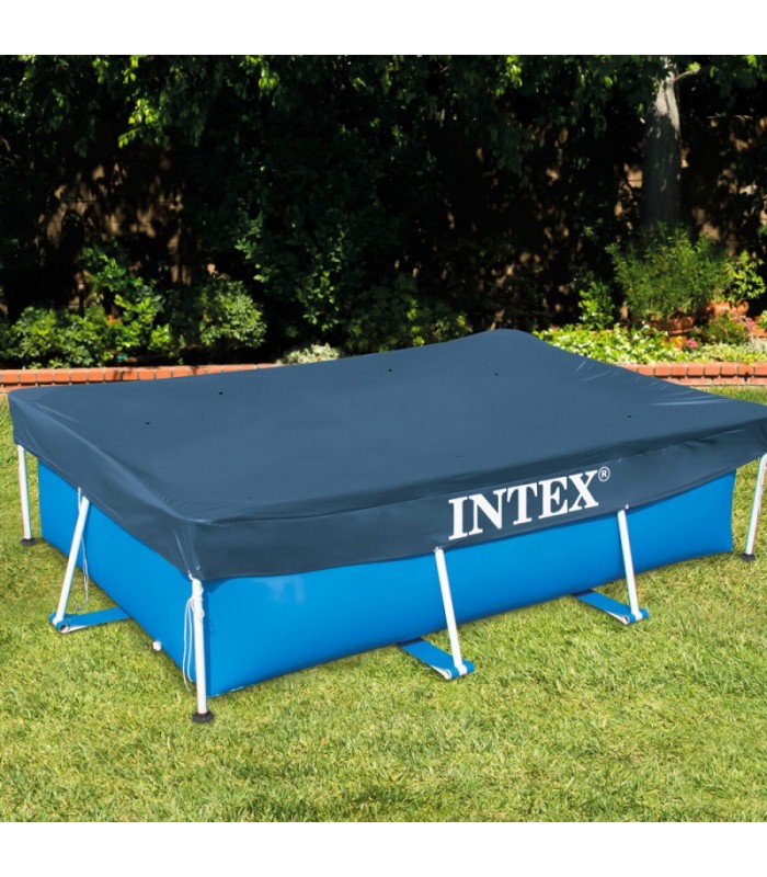 INTEX - Cobertor piscinas rectangular Metal Frame 460x226 cm