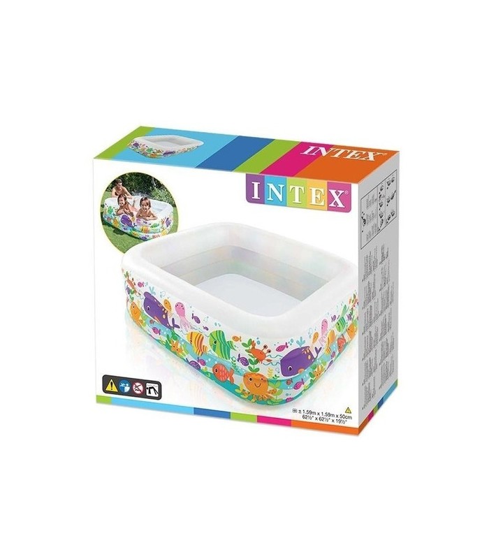 Intex - Piscina Inflable Acuario Para Niños 159x159x50 cm